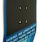 American Art Decor Wood Skate Chalkboard Menu, Blue, 8" x 31.5" Wall Decor